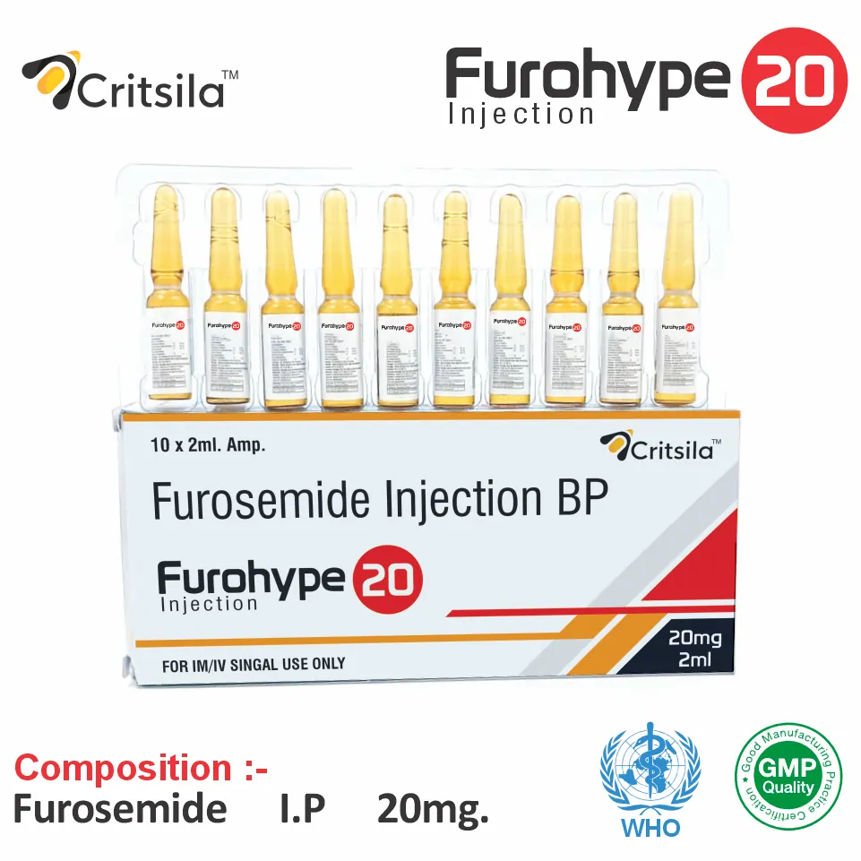 Furohype 20mg Injection for PCD Pharma Franchise